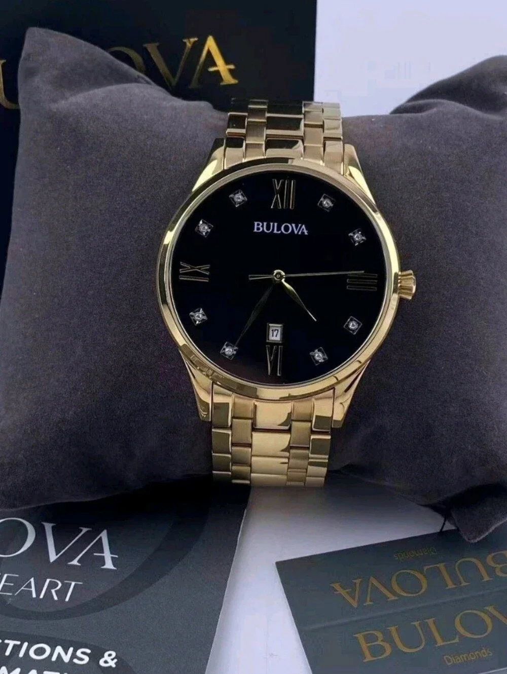 Bulova Men's Surveyor Classic Diamond Accent (Model: 97D108)
